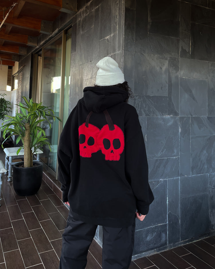 Hoodie Negro Custom XL/2XL