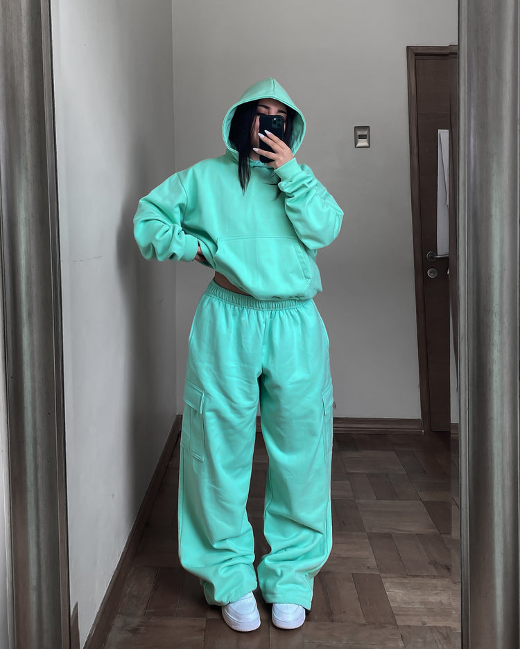 Hoodie calipso boxyfit