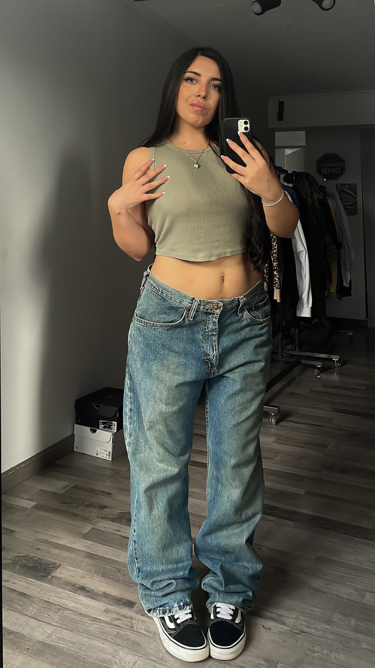 Jeans Lee unisex M/L efecto lavado