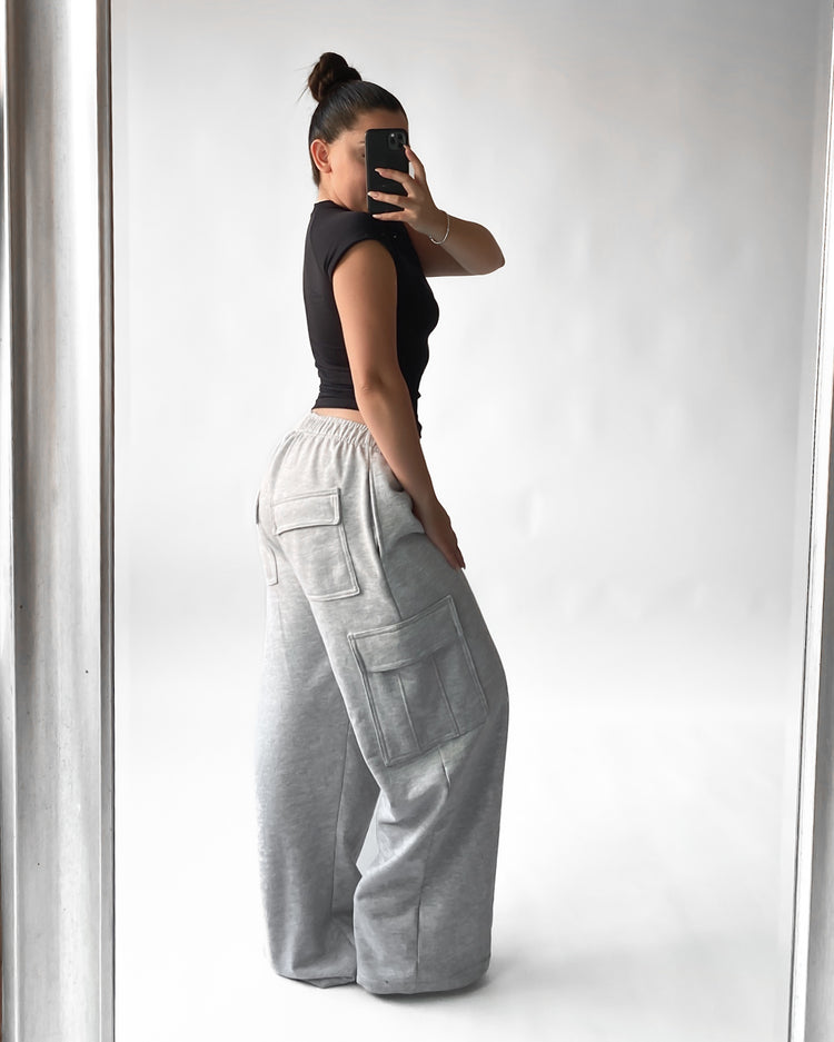 Pantalón buzo cargo unisex talla 2