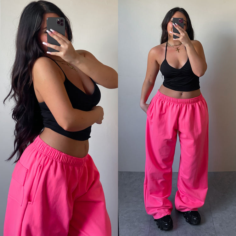 Conjunto pantalón semi cargo + hoodie oversized