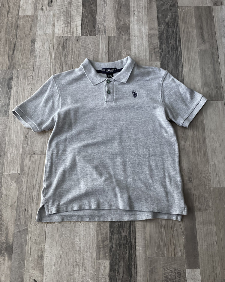 Polera Polo Gris XL Kids