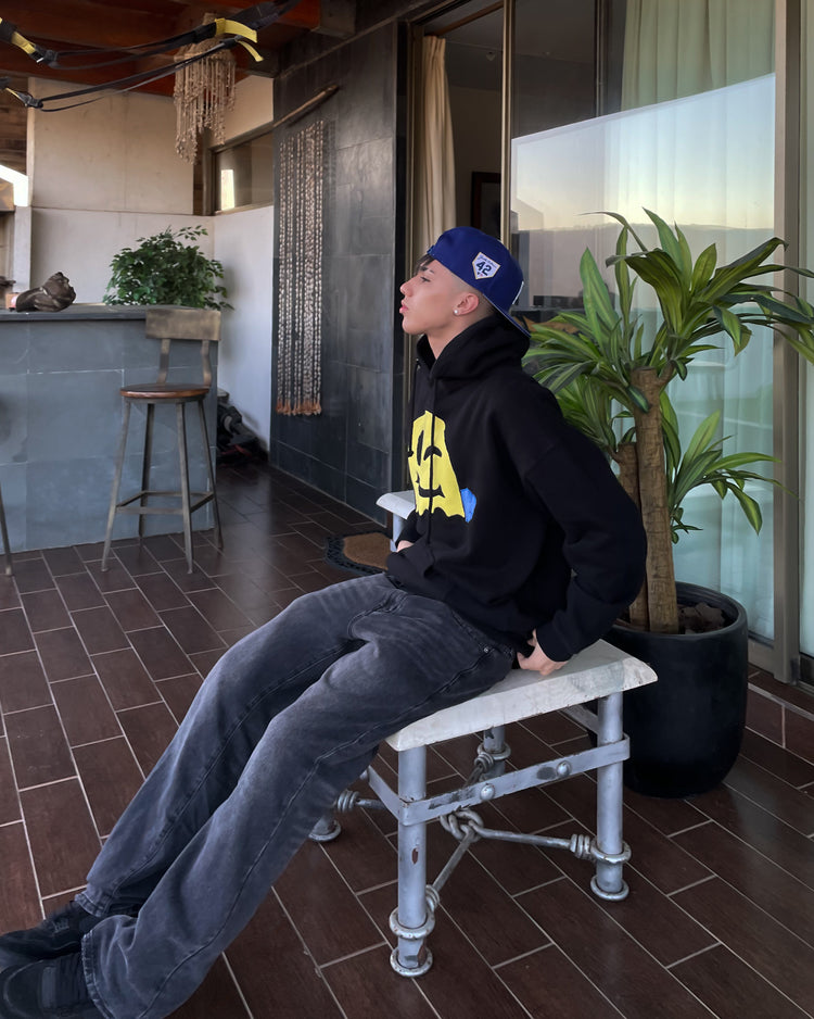 Hoodie Negro Custom XL/2XL