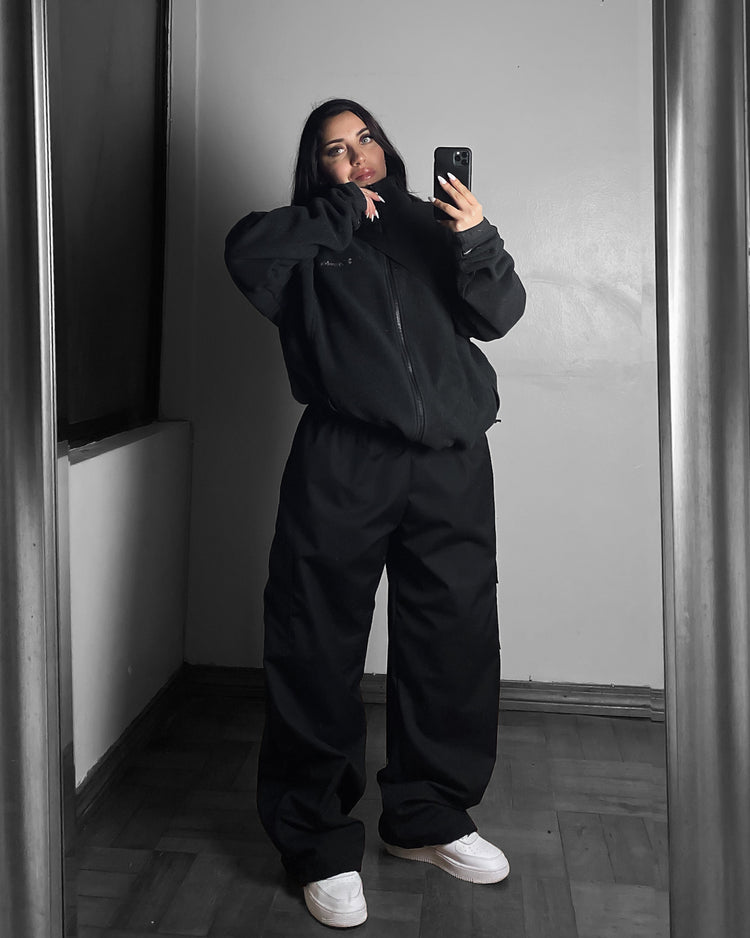 PANTALÓN CARGO NEGRO repelente al agua//windproof unisex
