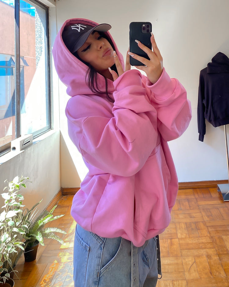 Hoodie rosa XL oversized 💖