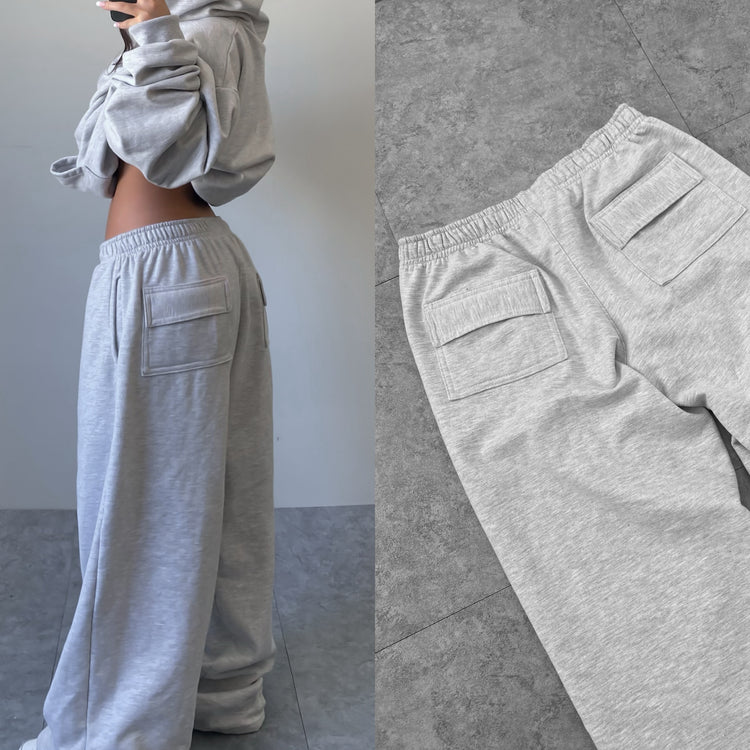 Pantalon buzo semi cargo unisex