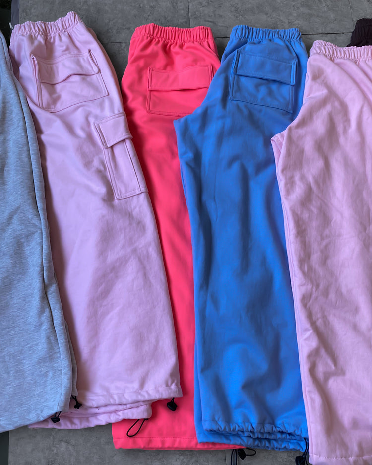 CONJUNTO PANTALON SEMI CARGO// HOODIE BOXYFIT//UNISEX