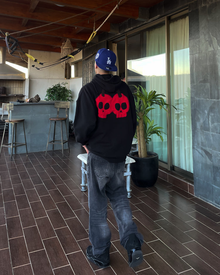 Hoodie Negro Custom XL/2XL