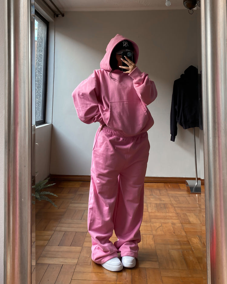 Hoodie rosa XL oversized 💖