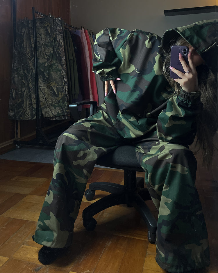 HOODIE// CORTAVIENTOS MILITAR UNISEX🥷🏻 OVERSIZED