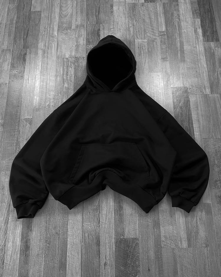 BOXY FIT HOODIE NEGRO