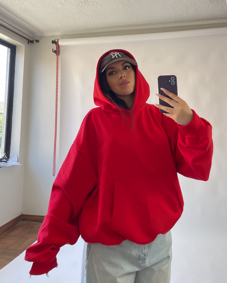 Poleron rojo U N I S E X