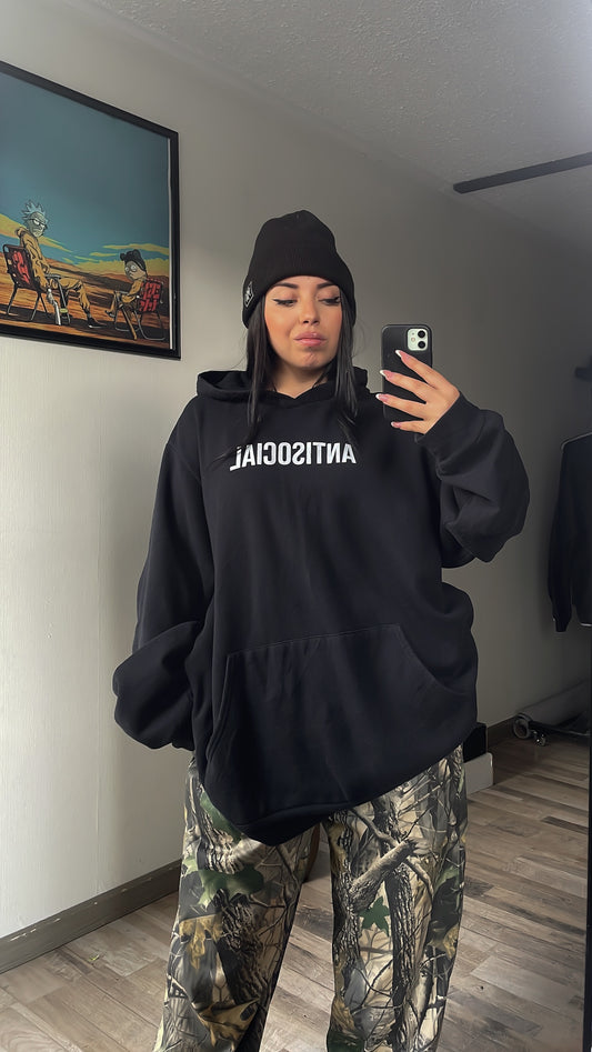 Antisocial hoodie talla XL/2XL