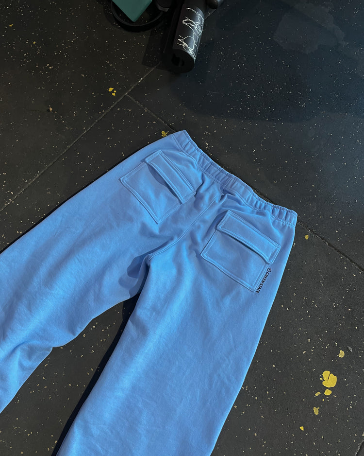 Pantalon buzo GS bolsillos SKY BLUE
