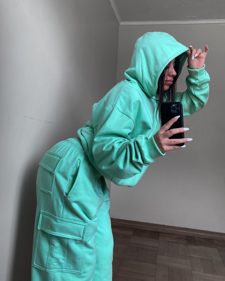 Hoodie calipso boxyfit