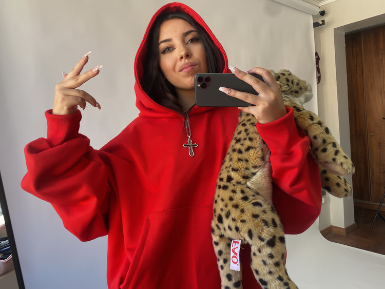 Poleron rojo U N I S E X
