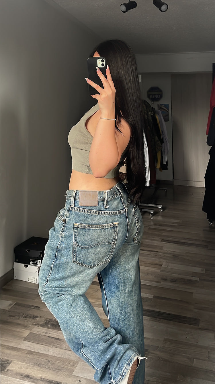 Jeans Lee unisex M/L efecto lavado