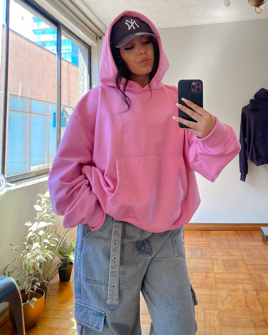 Hoodie rosa XL Boxy💖