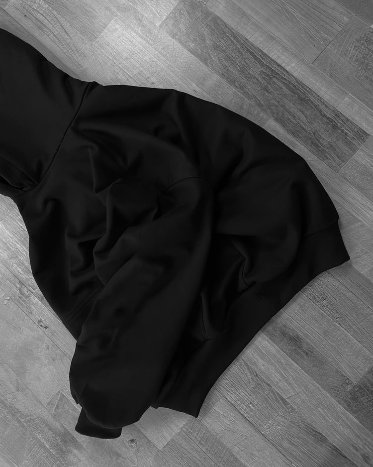BOXY FIT HOODIE NEGRO