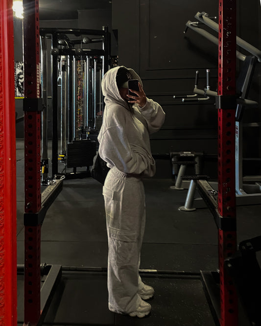 CONJUNTO ALGODON GRUESO//PANTALON CARGO// HOODIE OVERSIZED //UNISEX