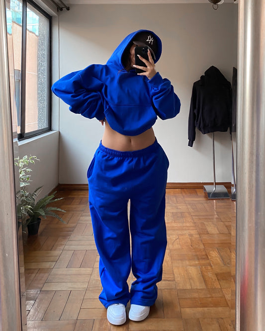 Hoodie azul XL oversized