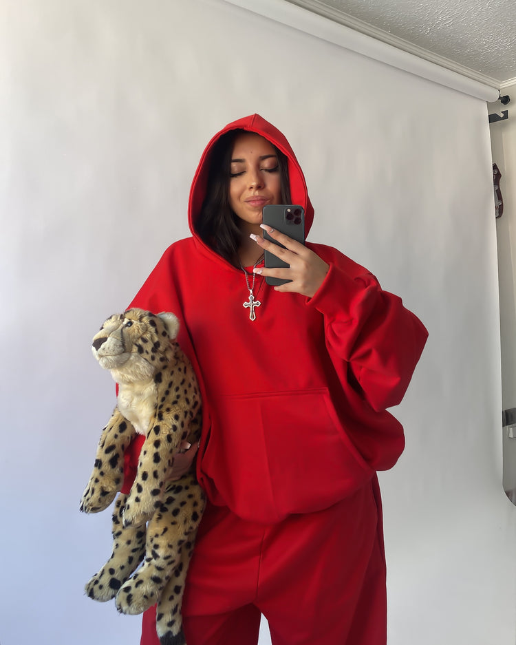Poleron rojo U N I S E X