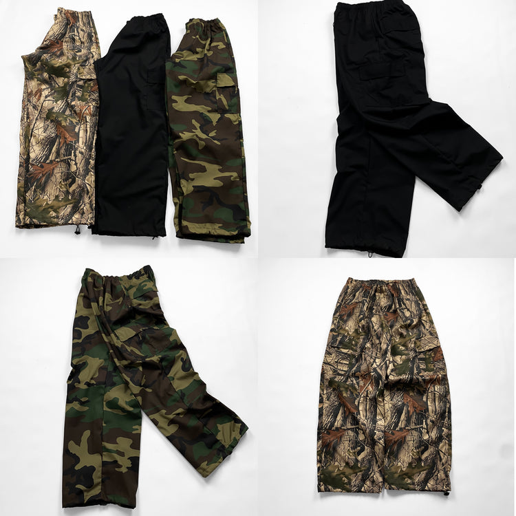 CONJUNTO CAMO UNISEX🥷🏻 (hoodie cortavientos +pantalón cargo) OVERSIZED