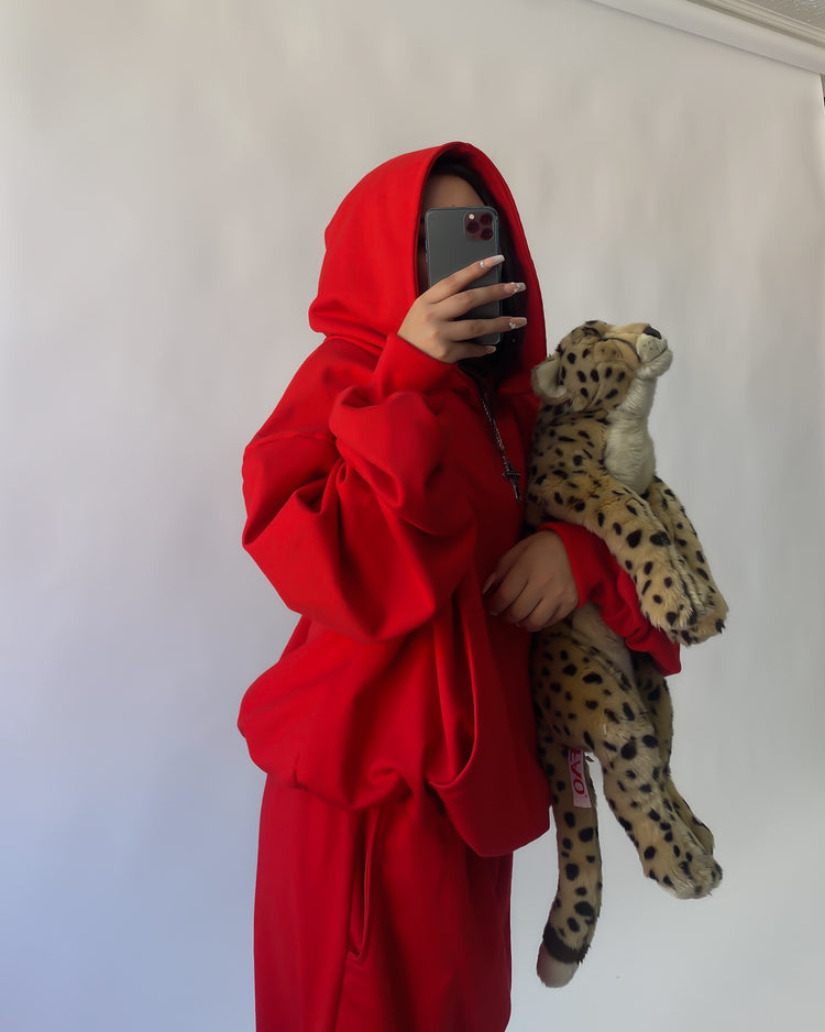 Poleron rojo U N I S E X