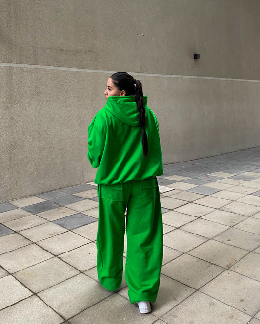 SET GS VERDE MANZANA oversized unisex