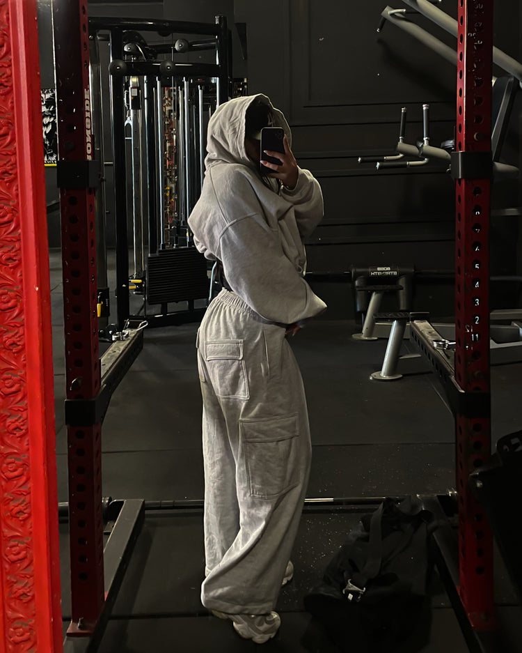 CONJUNTO ALGODON GRUESO//PANTALON CARGO// HOODIE OVERSIZED //UNISEX