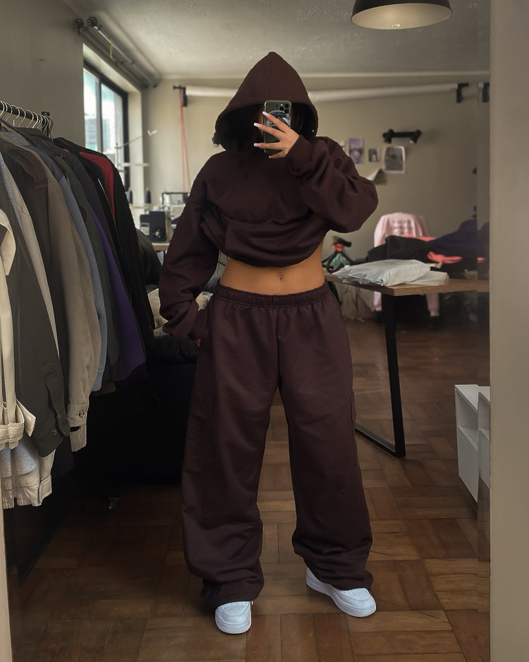 CONJUNTO PANTALON CARGO// HOODIE OVERSIZED //UNISEX