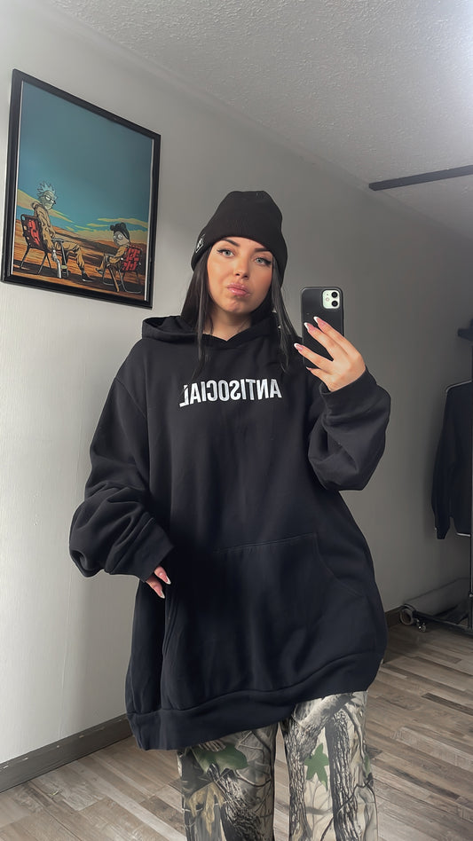 Antisocial hoodie talla XL/2XL