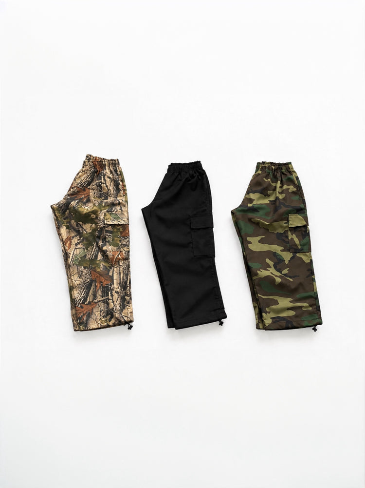 conjunto camo-militar kids (poleron cortavientos+pantalon cargo)