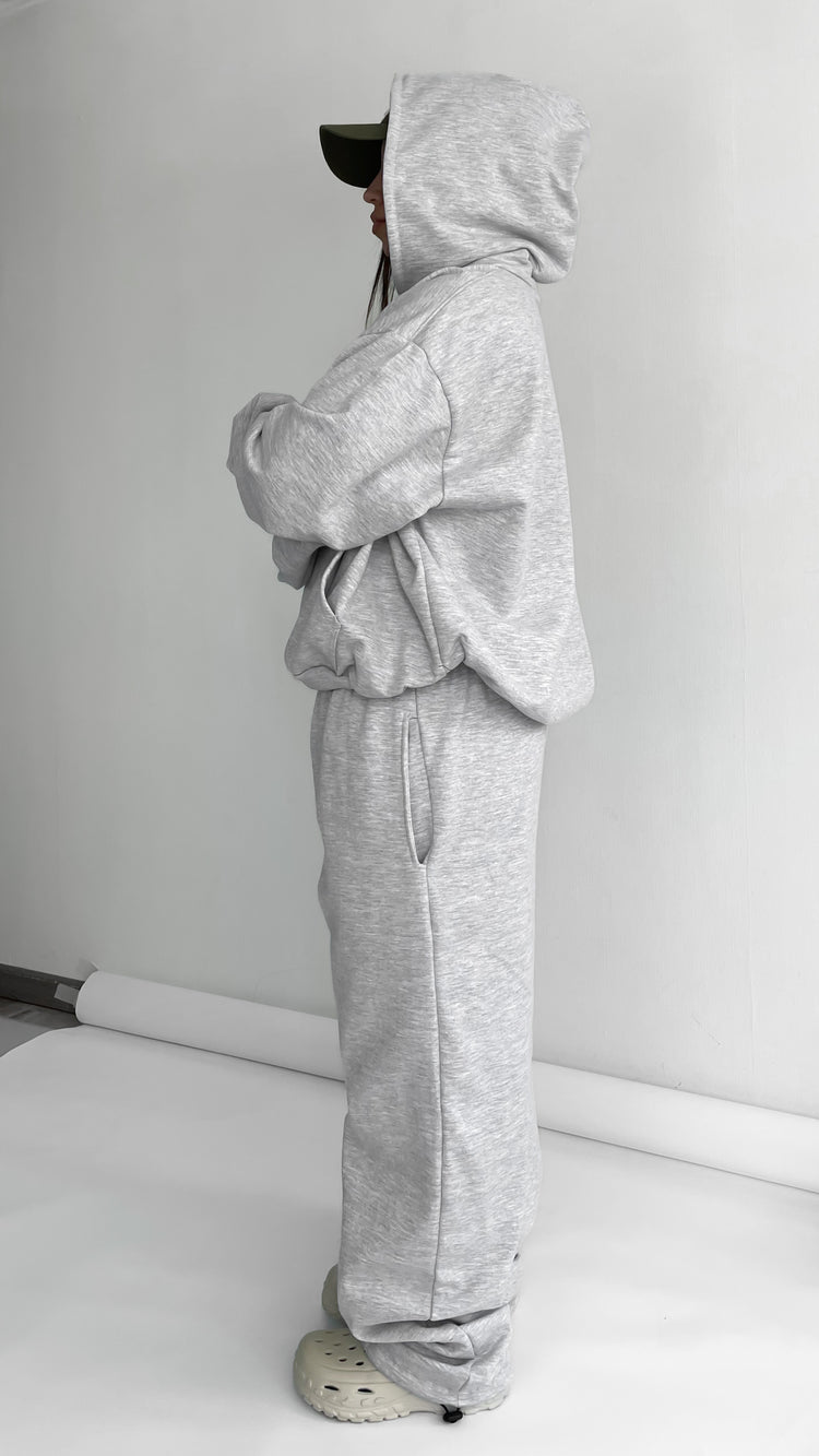 HOODIE BOXY FIT GRIS