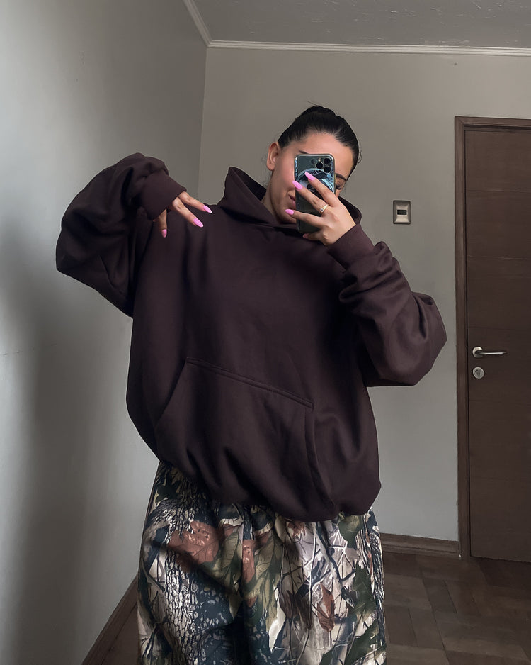 Hoodie café boxyfit