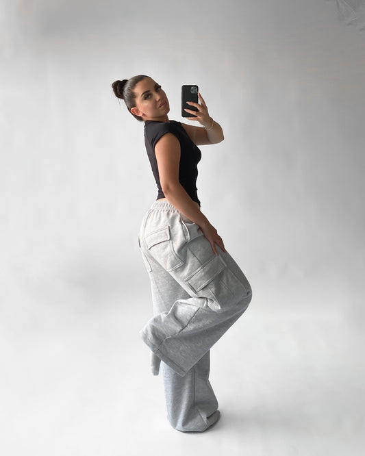 Pantalón buzo cargo  unisex