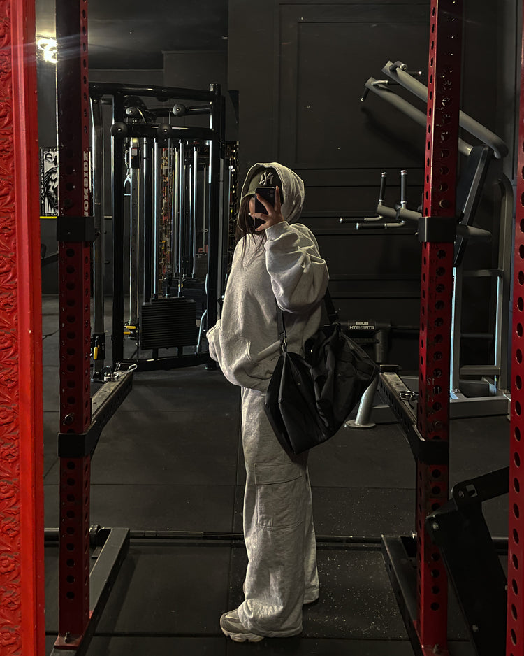 CONJUNTO ALGODON GRUESO//PANTALON CARGO// HOODIE OVERSIZED //UNISEX