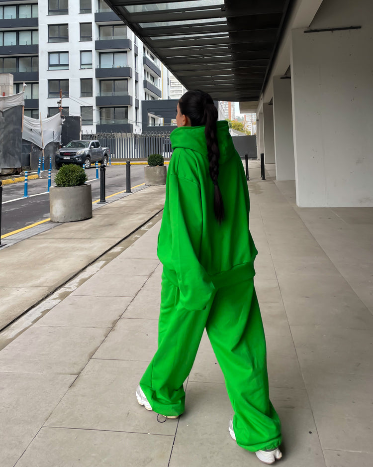 SET GS VERDE MANZANA boxyfit unisex