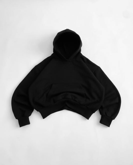 Hoodie  2XL negro oversized