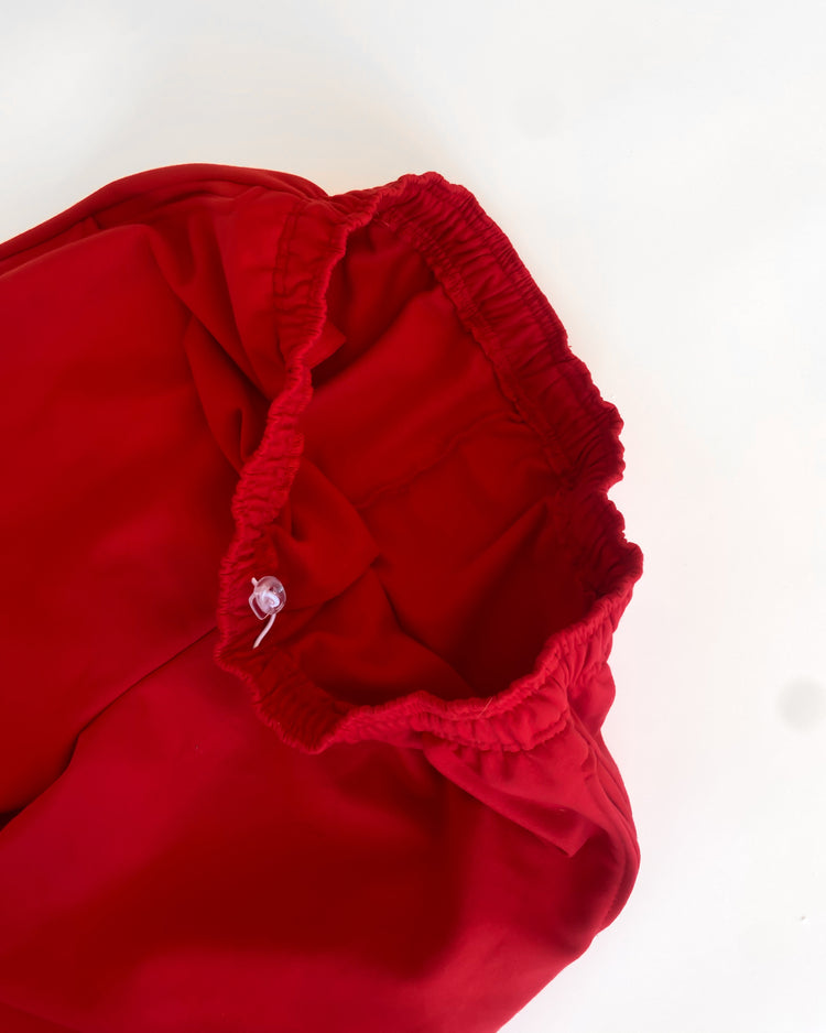 Conjunto rojo (poleron y pantalón) U N I S E X