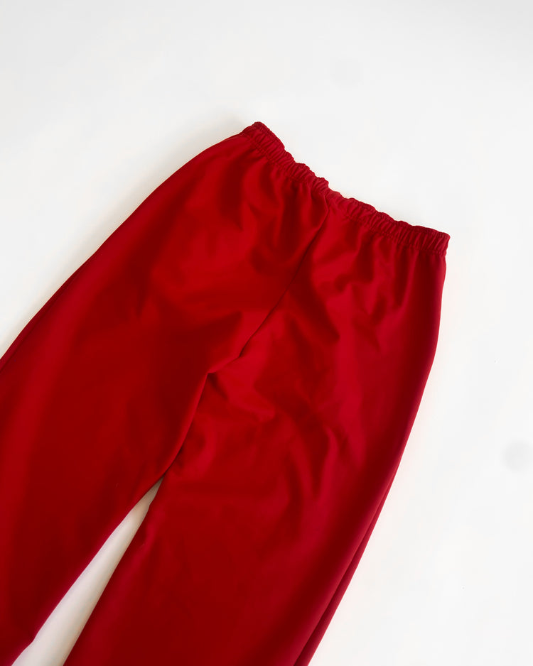 Pantalon buzo rojo  U N I S E X