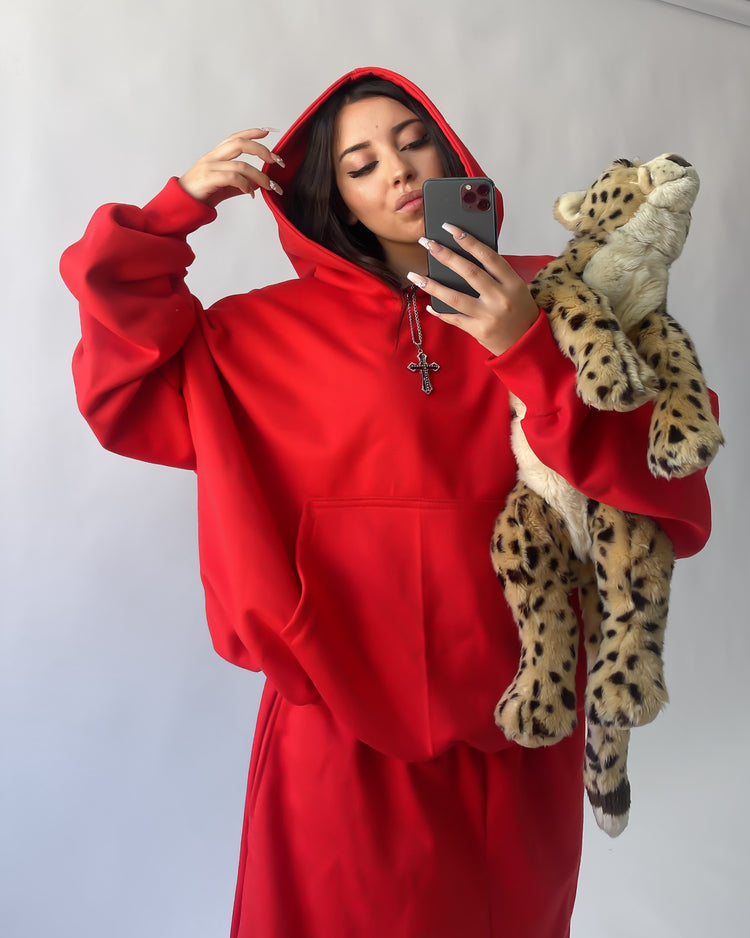 Poleron rojo U N I S E X