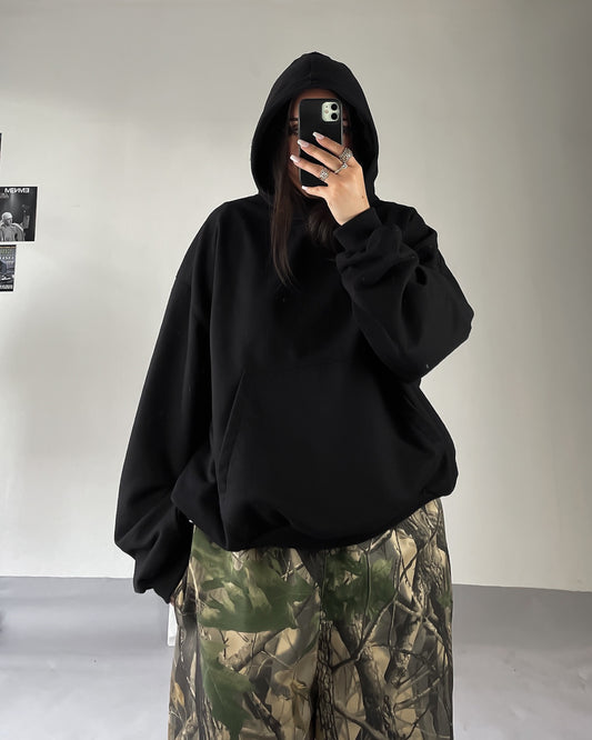 HOODIE NEGRO Boxyfit