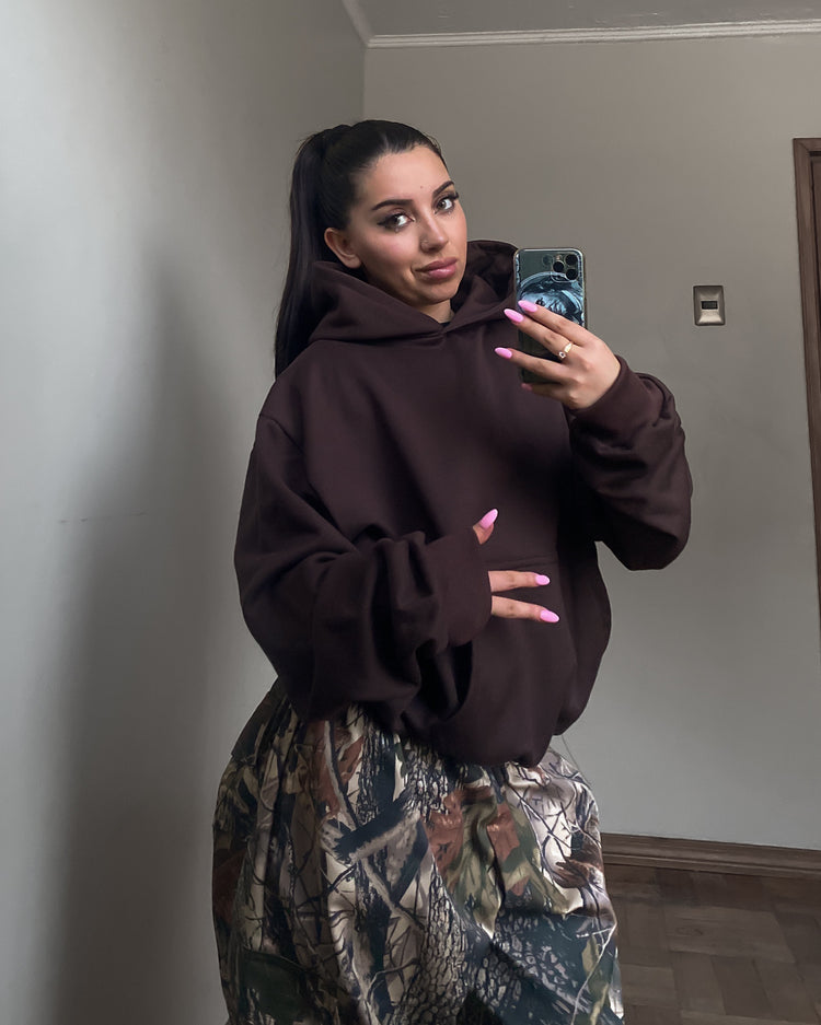 Hoodie café boxyfit