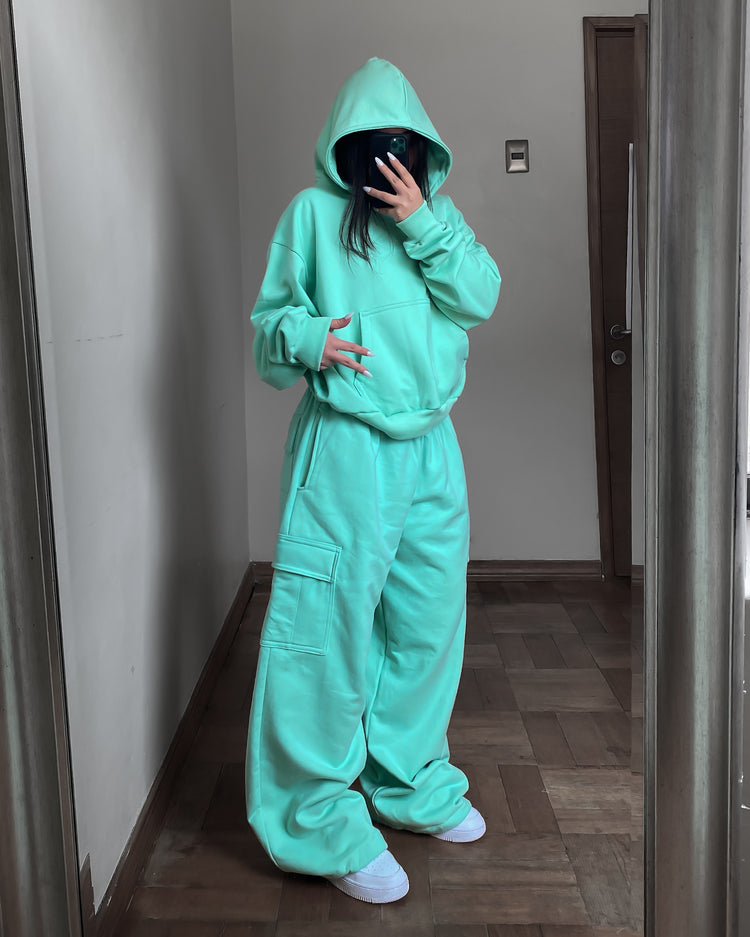 Hoodie calipso boxyfit
