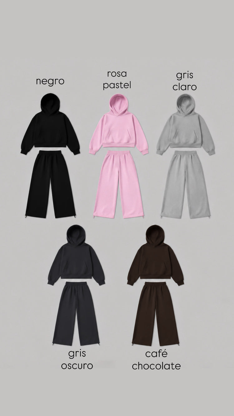 Hoodie café oversized