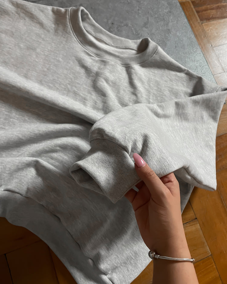 Crewneck (polerón sin gorro) algodón unisex