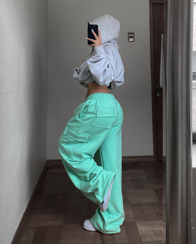 Pantalón buzo cargo calipso unisex