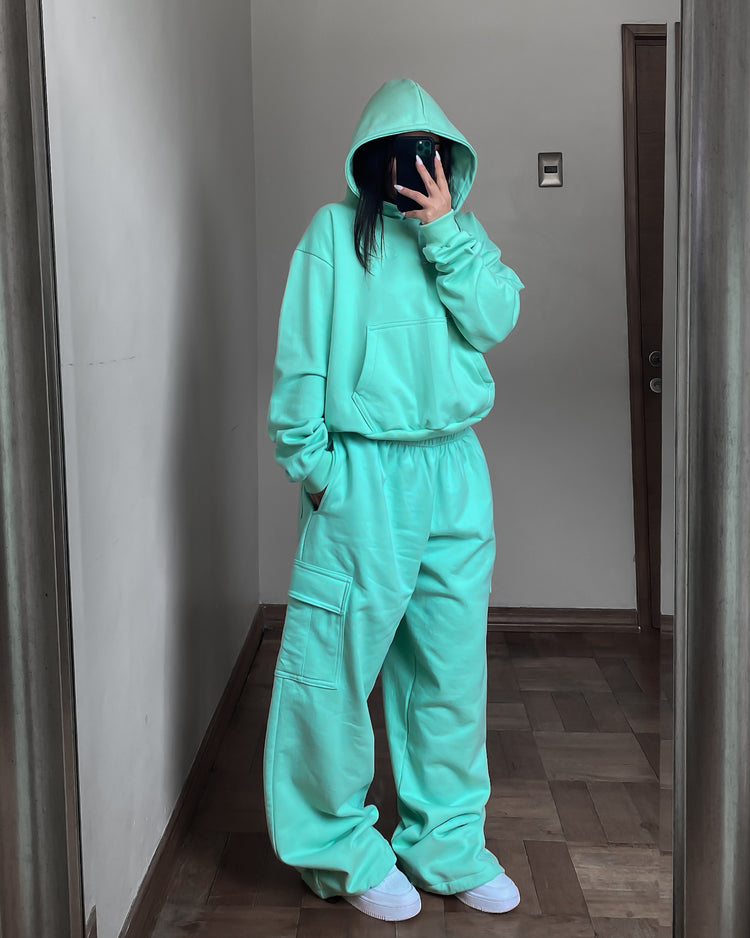 Hoodie calipso boxyfit