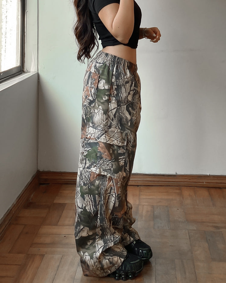 CAMO PANTS CARGO repelente al agua//windproof unisex